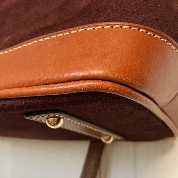 Suede Burgundy and Brown Dooney and Bourke - Picture 2 of 10